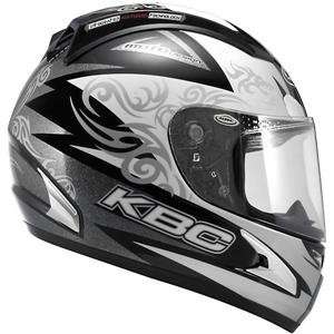  KBC Force RR Blade 2 Helmet   Large/Silver/Black 