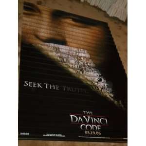  THE DAVINCI CODE Movie Theater Display Banner Everything 