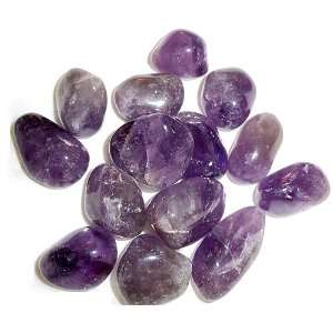   100 Amethyst Tumbled Stones Spiritual Healing Crystal: Everything Else