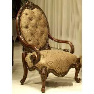 Aico Chateau Beauvais Fabric Wood Chair   75834 BRONZ 39 
