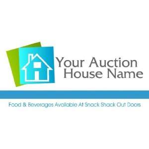   Vinyl Banner   Auction House Food Beverages Available 