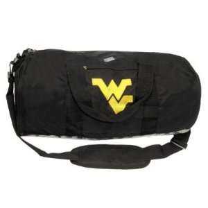 WVU West Virginia Logo Embroidered Duffle Bag:  Sports 