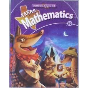  Texas Mathematics, Grade 5 [Hardcover] Mary Behr Altieri Books