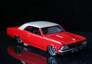 1966 Chevrolet Chevelle PRO RODZ Red Diecast 124 Scale  
