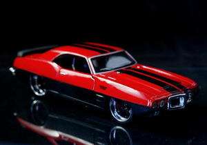 1969 Pontiac Firebird PRO RODZ Diecast 1:24   Red/Black  