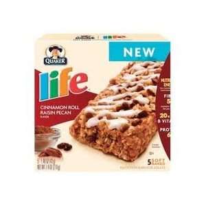   Soft Baked Cereal Bars Cinnamon Roll Raisin Pecan, 5 ct. (Pack of 6