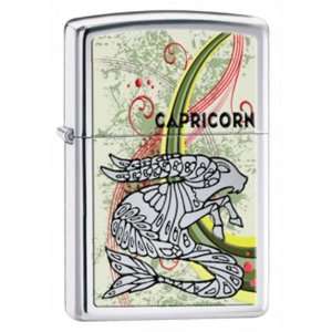  Capricorn Zodiac Astrological Sign Series Zippo Lighter 