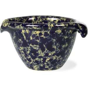 Bennington Potters Blue Agate Medium Mixing Bowl:  Kitchen 