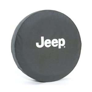  Jeep Wrangler Black Denim W/ Logo Spare Tire Cover 31 Inch 