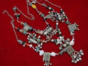 wonderful eclectic antique Yemeni Bedouin necklaces  