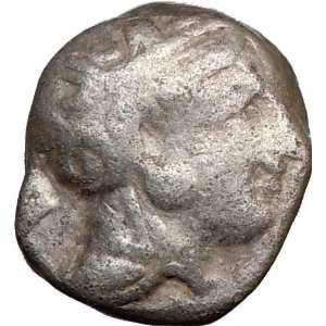   ATHENS Greece BIG 393BC Silver Greek Coin ATHENA OWL 