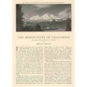   1909 Development of California Mt Shasta Santa Cruz 