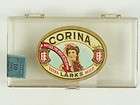 1950s Corina Larks Hole in the Head Cigars Plastic Box