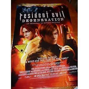  Resident Evil Degeneration Poster 27 X 40 Brand New 