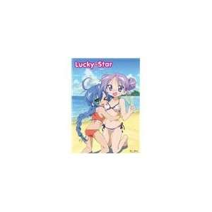 Lucky Star At the Beach Anime Wall Scroll