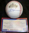 LANCE BERKMAN SIGNED 2011 WORLD SERIES BASEBALL MLB & TRISTAR HOLO 