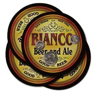  Bianco Beer and Ale Coaster Set: Kitchen & Dining