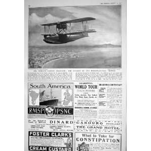  1922 WORLDS FASTEST SEAPLANE SCHNEIDER LUX LEVER BROTHERS 