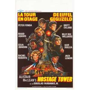 The Hostage Tower (1980) 27 x 40 Movie Poster Belgian Style A:  