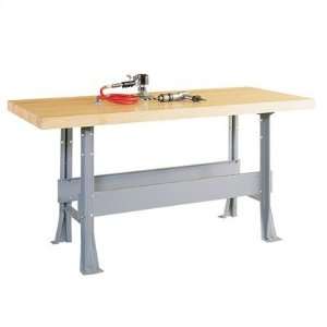   Two Station Workbench with Steel Legs Vise: 2 Vises: Home Improvement