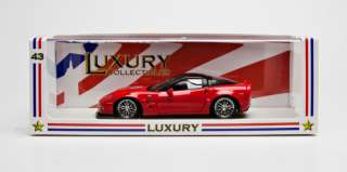 LUXURY COLLECTIBLES 2010 Chevy Corvette ZR1 Red RESIN  