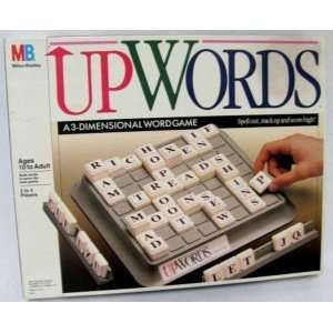  Vintage Upwords 3 D Word Game (1988 Edition): Toys & Games