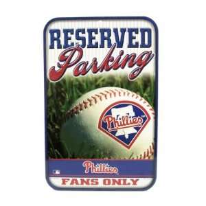  PHILADELPHIA PHILLIES OFFICIAL RESERVED PARKING 11x17 SIGN 
