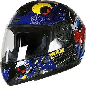  Xpeed Youth XP507 Ghost Castle Helmet   Medium/Black Automotive
