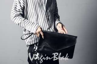 vb HOMME Genuine Leather Envelope Clutch Bag 3MA  