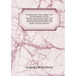   ¤nder Und StÃ¤dte  (German Edition): Leopold Carl Bleibtreu: Books