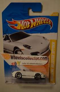 Porsche Boxster Spyder White * 2012 Hot Wheels * New M Case Premiere 