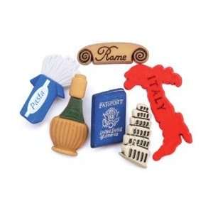  Blumenthal Lansing Favorite Findings Buttons Italy 6/Pkg 