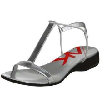  AK Anne Klein Womens Kameron T Strap Sandal: Shoes