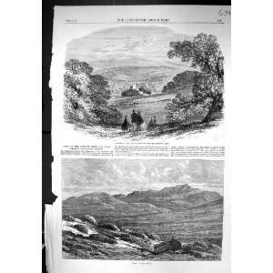  1864 View Braemar Garden Invercauld Arms Lochnagar 