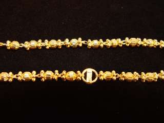 22K Solid Yellow Gold 55 Bead Chain 69.3 Grams!!!! NOW REDUCED IN 
