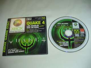 Xbox 360 Magazine Demo Disc Quake 4 X Box 55 March 2006  