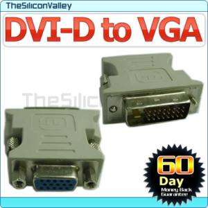 DVI 24+1 Pin Male to VGA Female Video Converter Adapter  