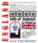 SRM Say it w/words ENGLAND Scrapbooking Stickers 41007Q