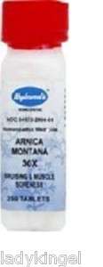 HYLANDS ARNICA MONTANA 30X 250 BRUISE SWELL MUSCLE SORE  