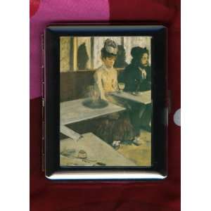  Absinthe Edgar Degas Art Giclee ID CIGARETTE CASE Health 