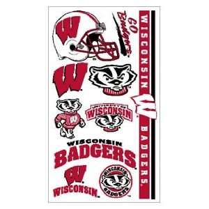 Wisconsin Badgers Tattoo Sheet