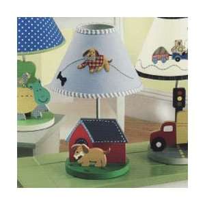  Playful Puppies Lamp with Shade