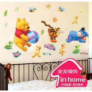 Winnie the pooh and tiger   Loft 520 Kids Nursery Home Decor Vinyl 