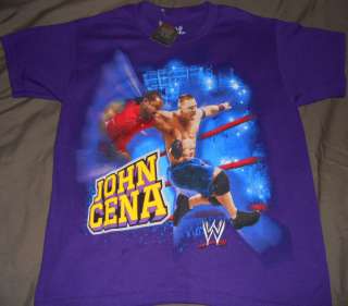 WWE RAW John Cena Boys T shirt sz Youth 4 5 10 12 14 16 18 20 NWT 