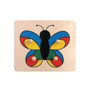  Easy Grip Puzzle   Butterfly: Toys & Games