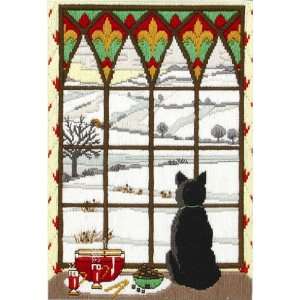   Winter Through The Window   Long Stitch Kit Arts, Crafts & Sewing