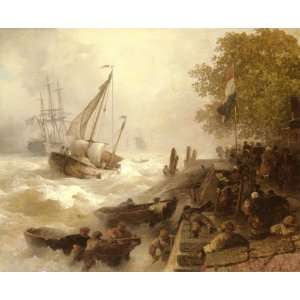 FRAMED oil paintings   Andreas Achenbach   24 x 20 inches 