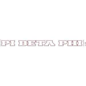  Pi Beta Phi Long Window Decals Stickers: Everything Else