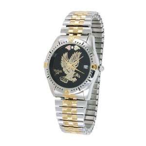   Gold Mens Eagle Watch With Diamond Accent Eves Addiction Jewelry