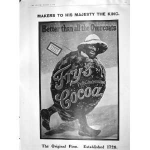  1907 ADVERTISEMENT FRYS PURE CONCENTRATED COCOA